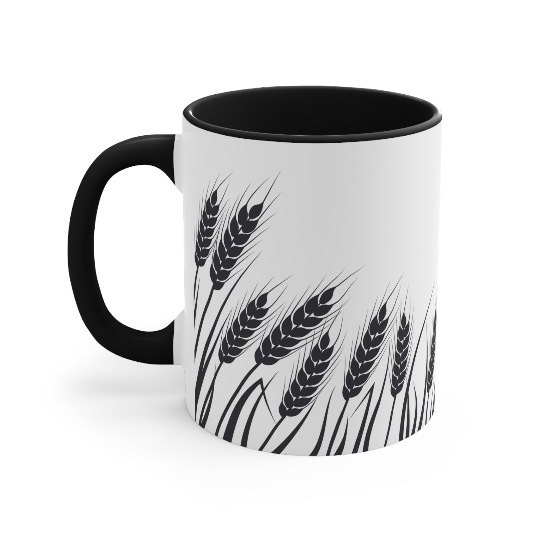 Wheat In The Wind Christian Bible Verse Latte Coffee Mug | John 12:24