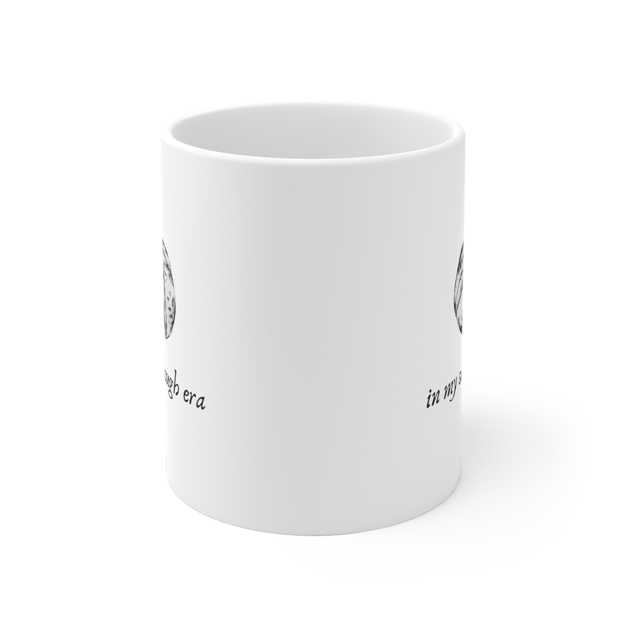 In My Sourdough Era Mug - White Minimalist Design