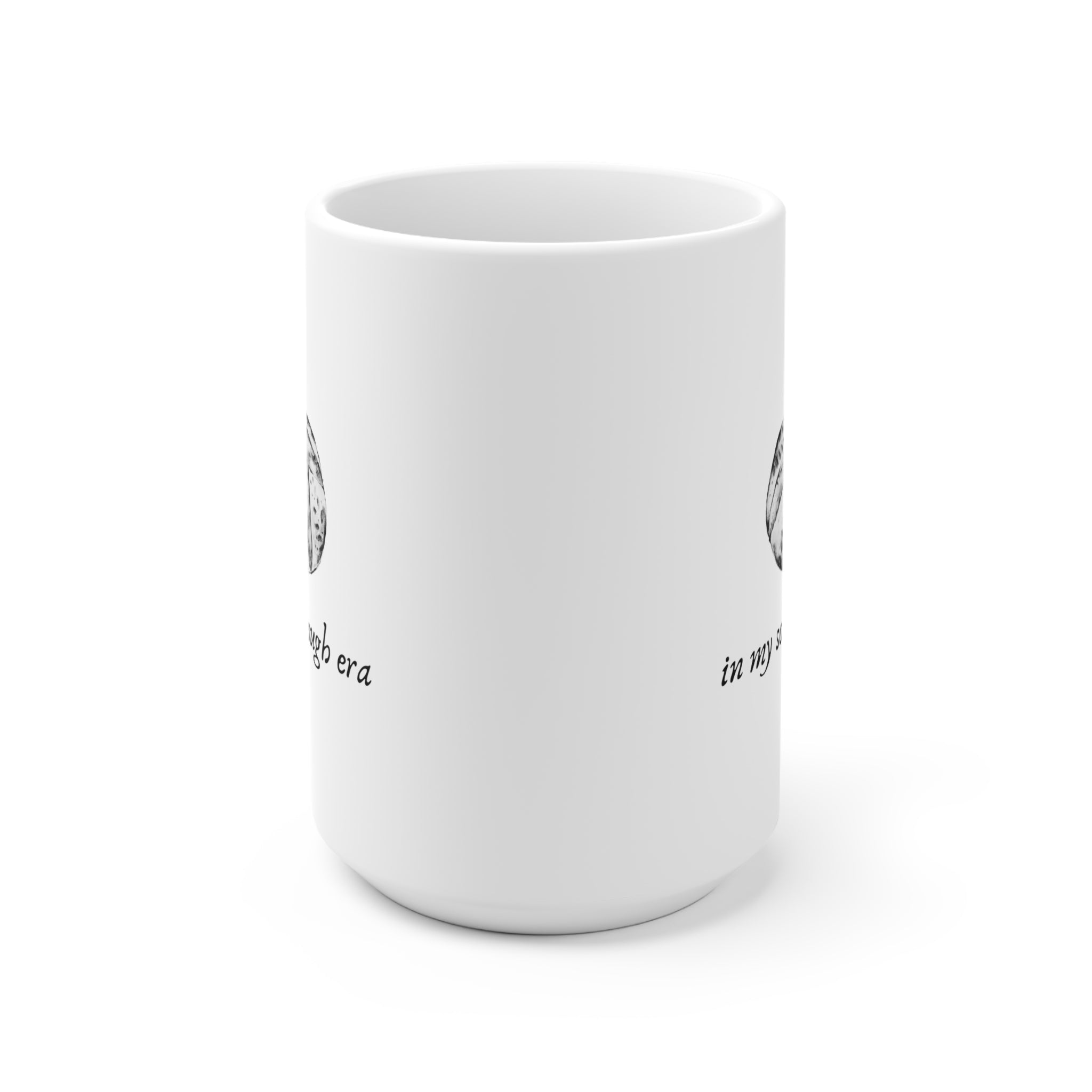 In My Sourdough Era Mug - White Minimalist Design