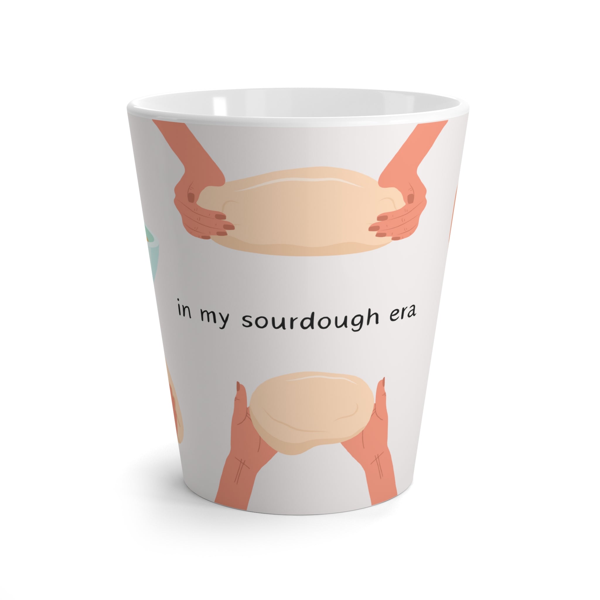 Sourdough Baking "In My Sourdough Era" Latte Coffee Mug | Original Kneading Design