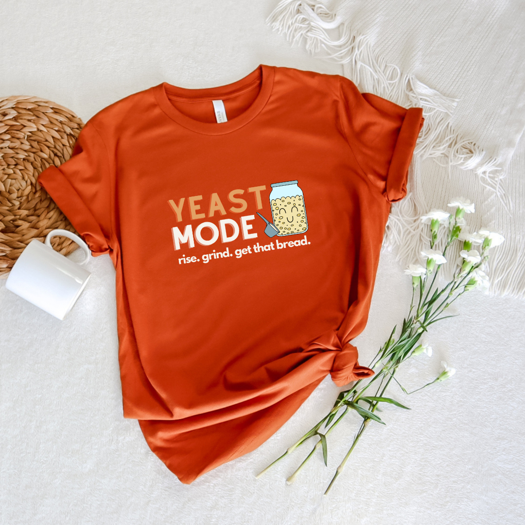 Sourdough YEAST MODE T-shirt - Light Theme