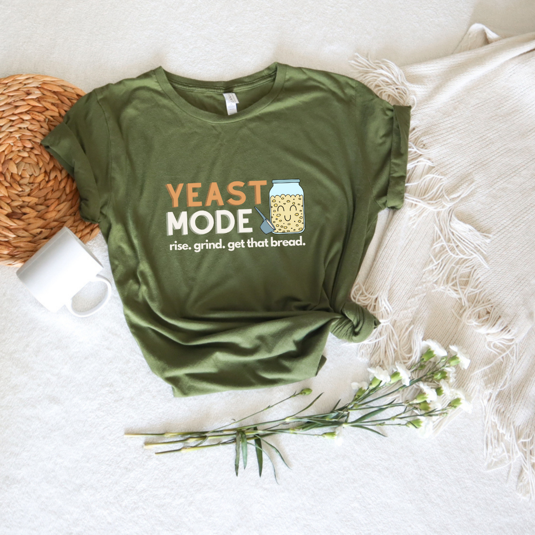 Sourdough YEAST MODE T-shirt - Light Theme