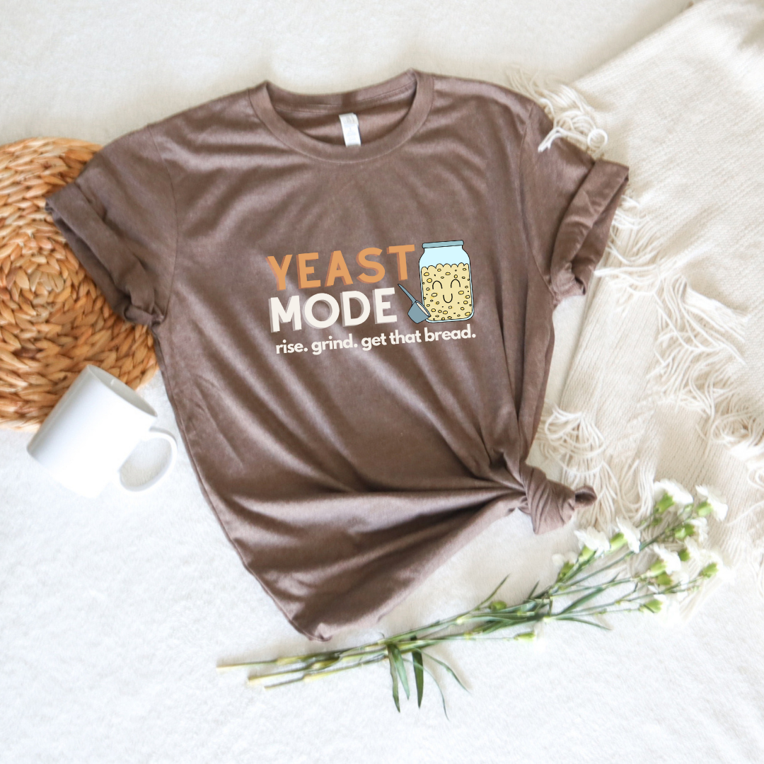 Sourdough YEAST MODE T-shirt - Light Theme