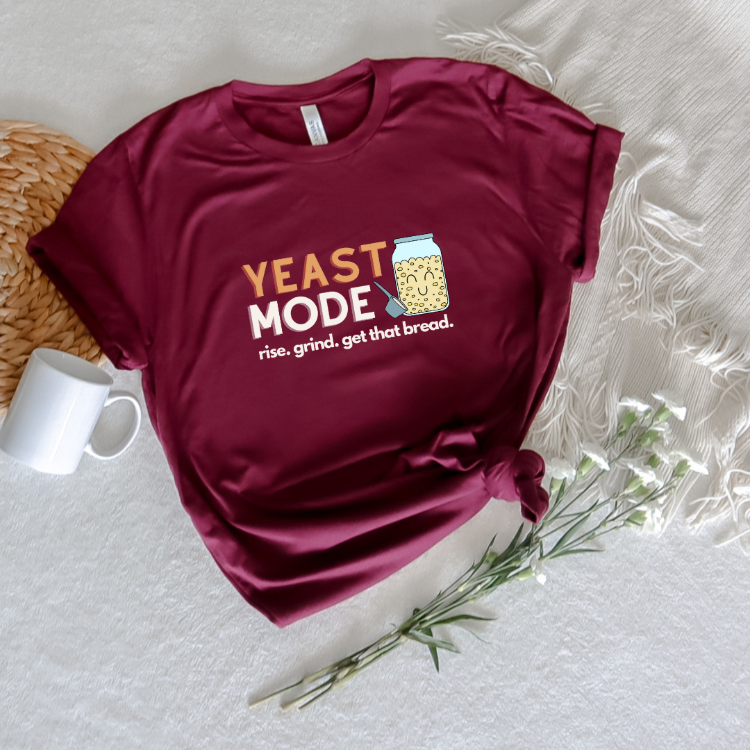 Sourdough YEAST MODE T-shirt - Light Theme