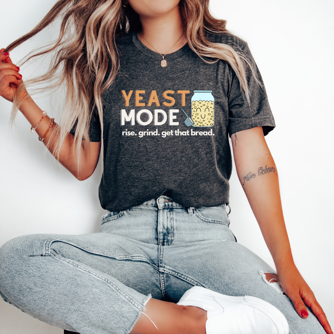 Sourdough YEAST MODE T-shirt - Light Theme