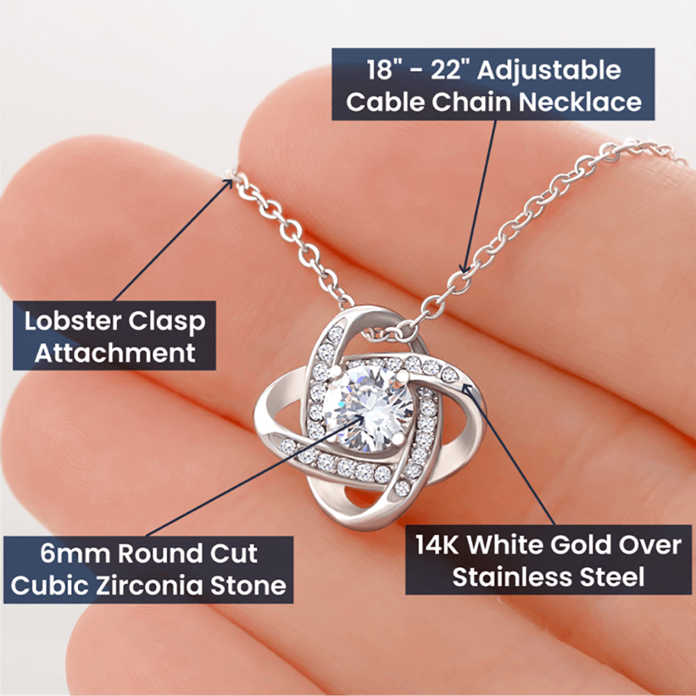 Love Knot Necklace (No Message Card)