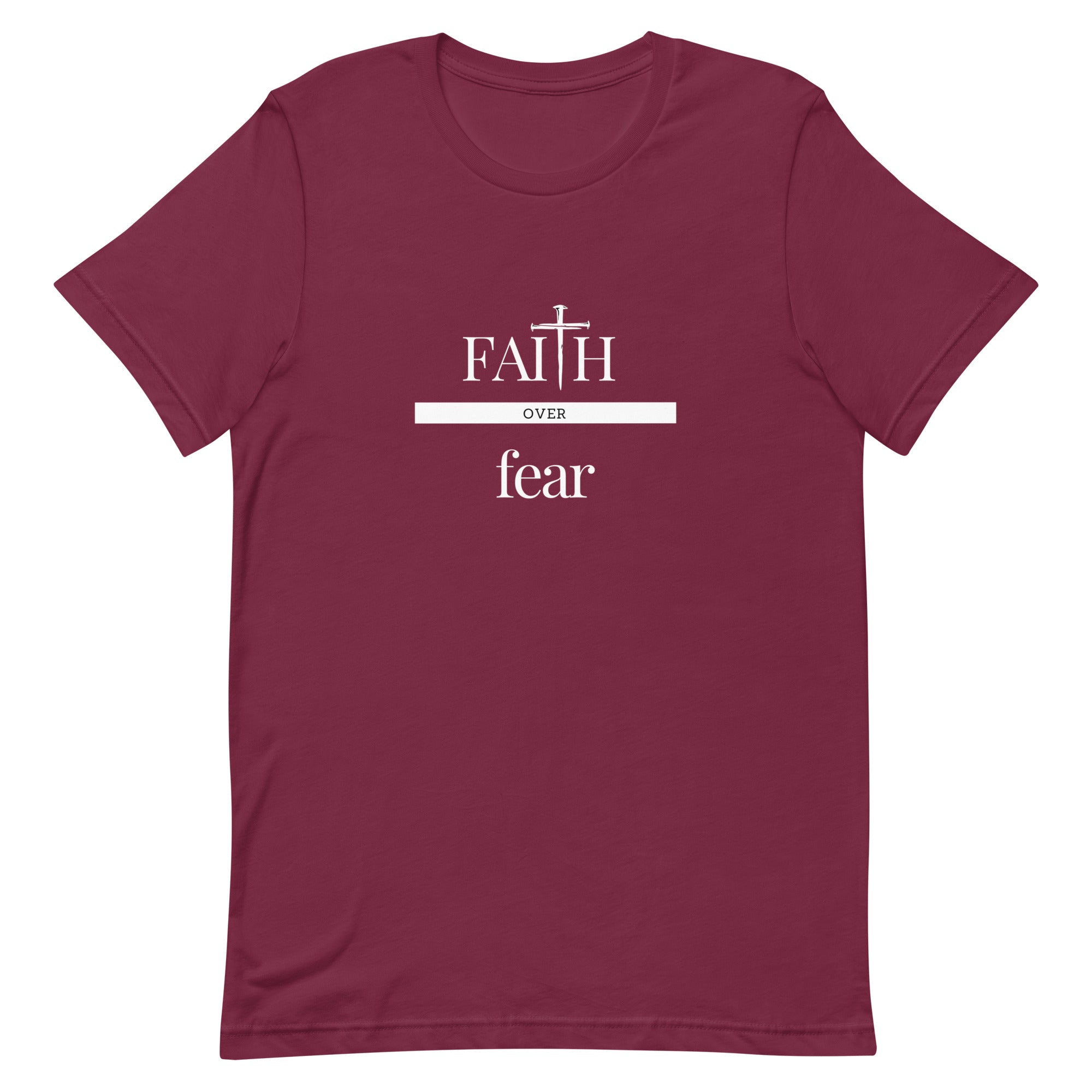 Faith Over Fear T-Shirt - Light Theme